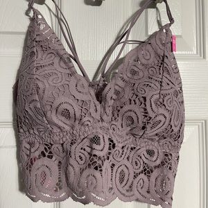 PINK Bralette lace size L